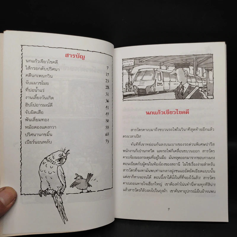 ชุด สารวัตรยอดนักสืบ นกแก้วเขียวไขคดี รูปที่ 6