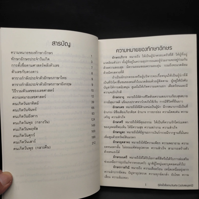 คู่มือตั้งชื่อตามวันเกิด ฉบับสมบูรณ์ - ณัฎฐ์ชวัล แสงสุวรรณ รูปที่ 6