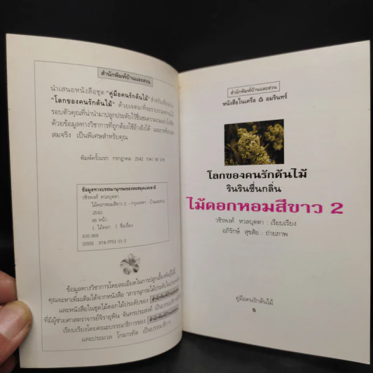 คู่มือคนรักต้นไม้ ไม้เอกหอม สีขาว 2 รูปที่ 5