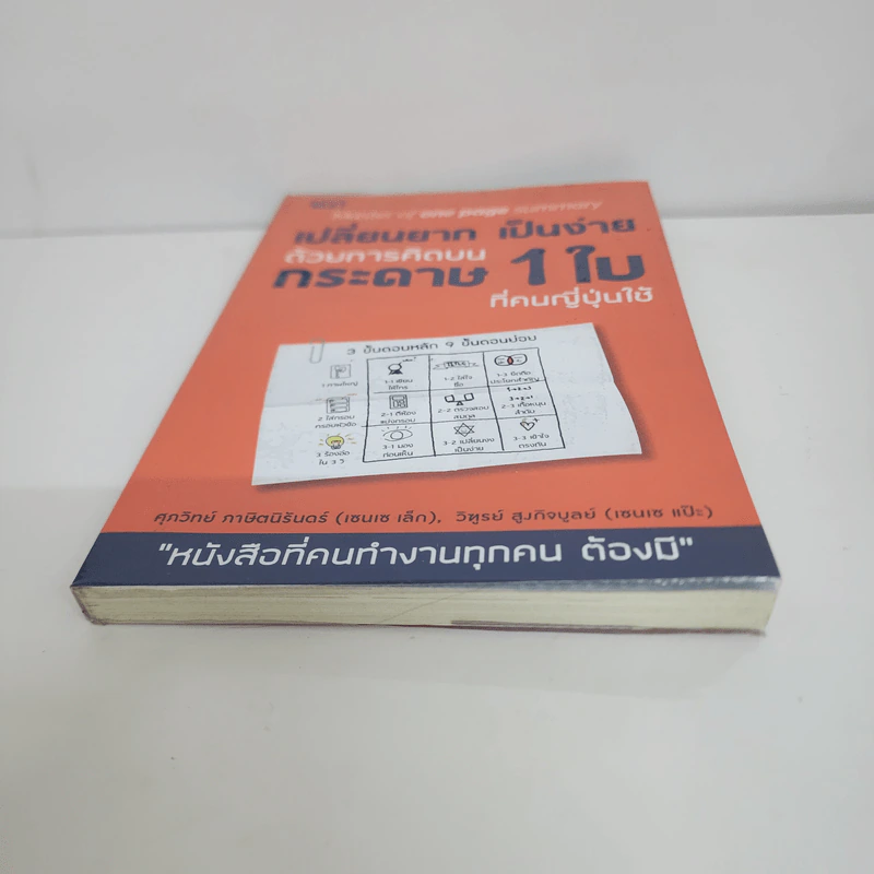 เปลี่ยนยากเป็นง่าย ด้วยการคิดบนกระดาษ 1 ใบ ที่คนญี่ปุ่นใช้ - ศุภวิทย์ ภาษิตนิรันดร์,วุฑูรย์ สูงกิจบูล รูปที่ 5