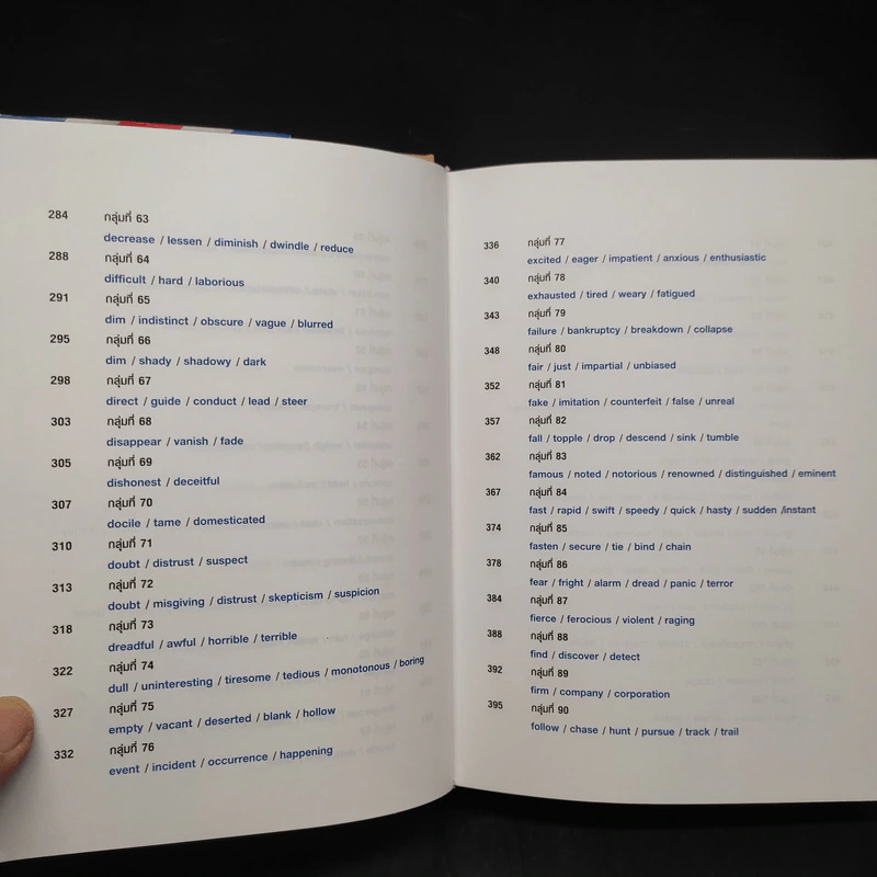 คำคล้ายในภาษาอังกฤษ English Synonyms - ร.ท.นิพนธ์ กาบสลับพล รูปที่ 9