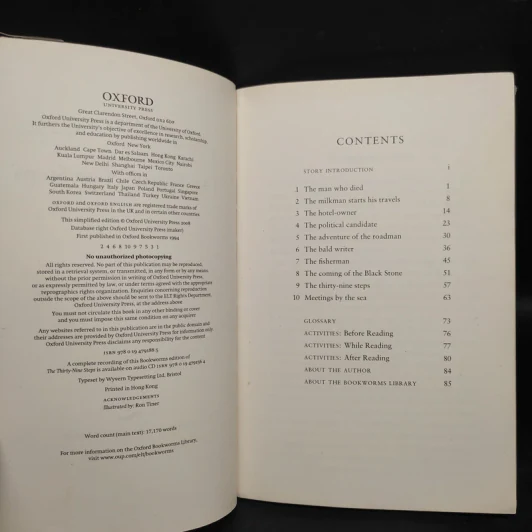 The Thirty-Nine Steps - John Buchan (Oxford Bookworms 4) รูปที่ 5