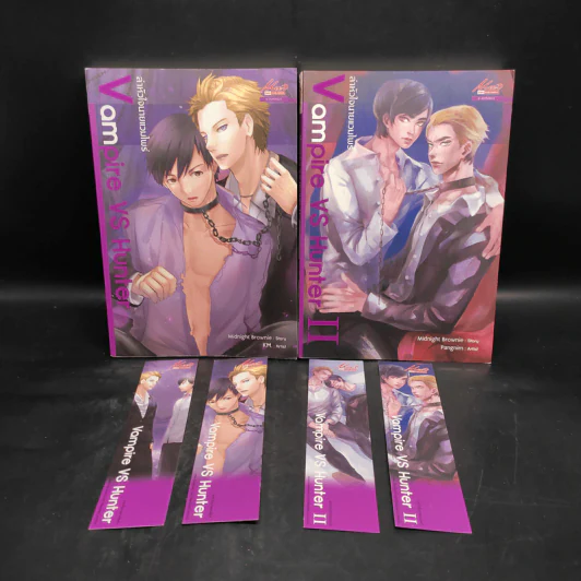 นิยายวาย Vampire VS Hunter ล่าหัวใจนายแวมไพร์ 2 เล่มจบ - Midnight Brownie Story, KM. Artist รูปที่ 1