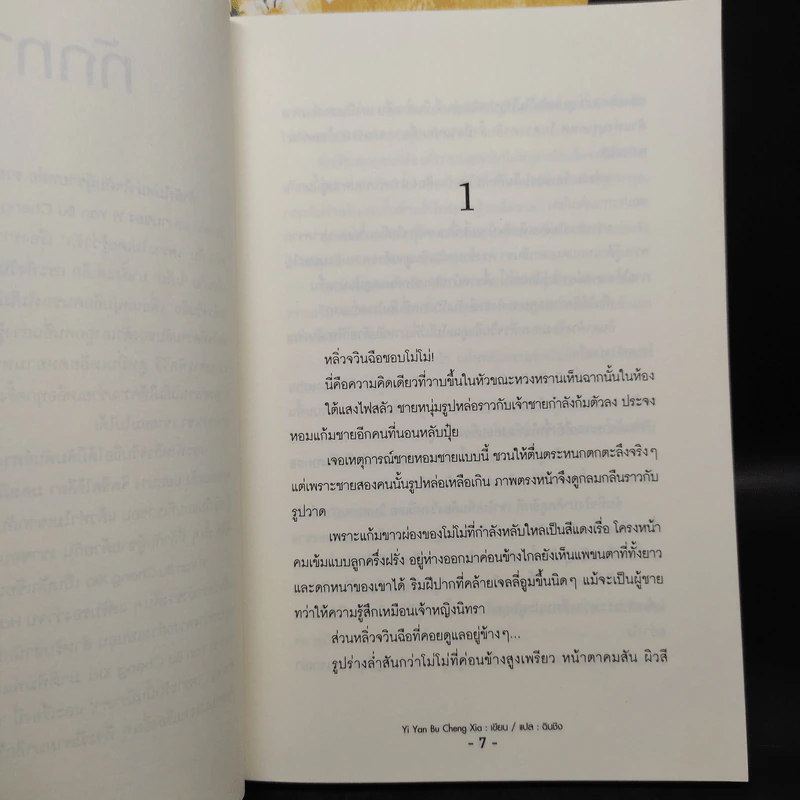 นิยายวาย เพราะไม่เคยรู้ว่ารัก 2 เล่มจบ - Yi Yan Bu Cheng Xia รูปที่ 7