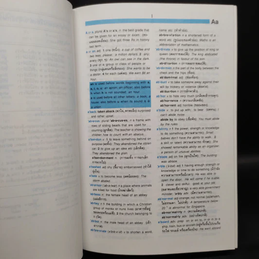 Learners' Dictionary English-Thai พจนานุกรมอังกฤษ-ไทย รูปที่ 6