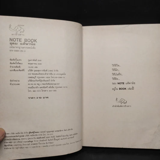 NOTE BOOK - โน๊ต อุดม แต้พานิช รูปที่ 6