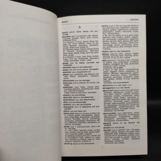 The Oxford Study Thesaurus รูปที่ 5