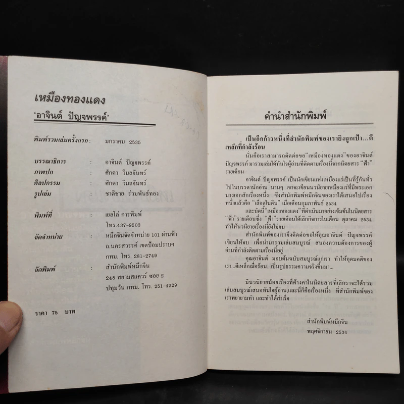เหมืองทองแดง - อาจินต์ ปัญจพรรค์ รูปที่ 5