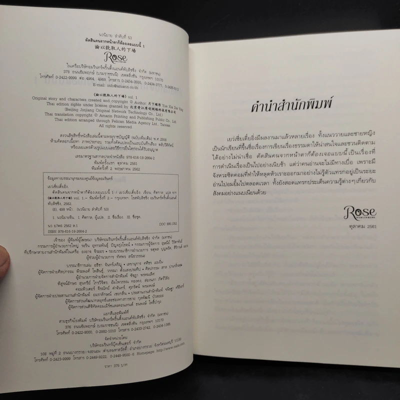 นิยายวาย ตัดสินคนจากหน้าตาก็ต้องเจอแบบนี้ 3 เล่มจบ - เย่ว์เซี่ยเตี๋ยอิ่ง (Yue Xia Die Ying) รูปที่ 5