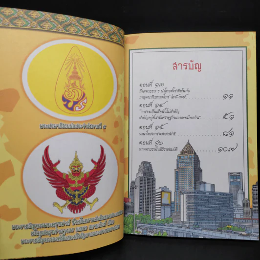การ์ตูนเทิดไท้องค์ราชันย์ รัชกาลที่ 9 มหาราชกลางใจชน พ.ศ. 2536 - 2550 รูปที่ 6
