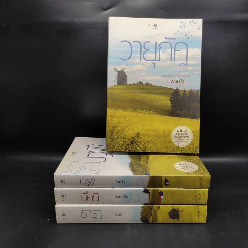 Boxset นิยายชุด บ้านไร่ปลายฝัน 4 เล่ม ได้แก่ ธาราหิมาลัย, ดวงใจอัคนี, ปฐพีเล่ห์รัก, วายุภัคมนตรา รูปที่ 5