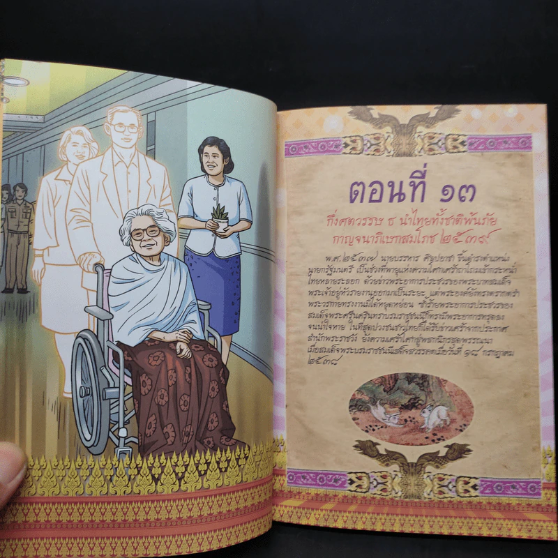การ์ตูนเทิดไท้องค์ราชันย์ รัชกาลที่ 9 มหาราชกลางใจชน พ.ศ. 2536 - 2550 รูปที่ 7