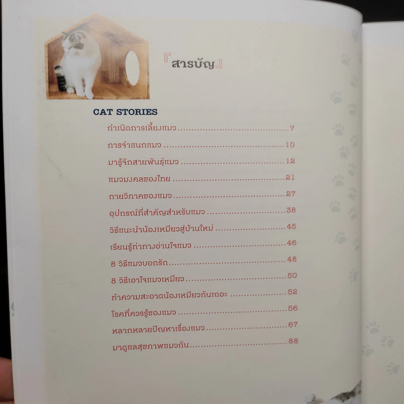 คู่มือเลี้ยงแมว Cat Stories - อุไร จิรมงคลการ รูปที่ 6