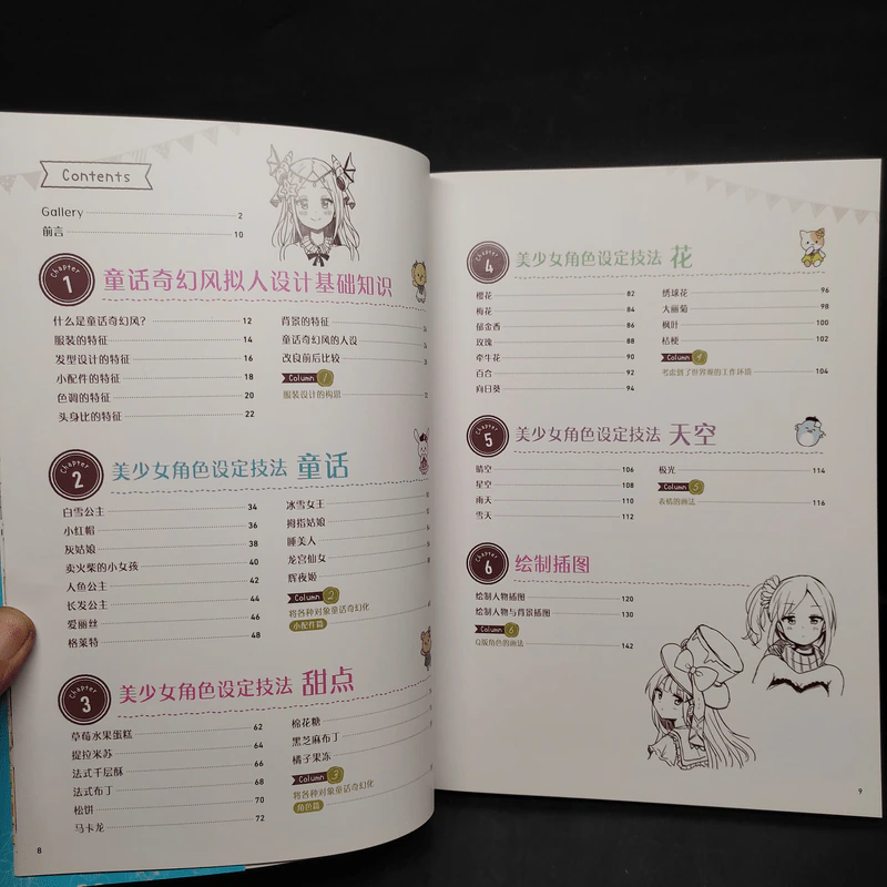 漫画拟人：美少女设定资料集 - （日）佐仓织子 著，黄文娟 译 รูปที่ 5