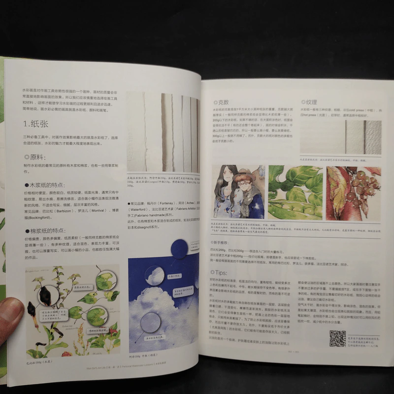 Mori Girl 'S Art Life Personal Watercolor Lesson ภาษาจีน รูปที่ 6