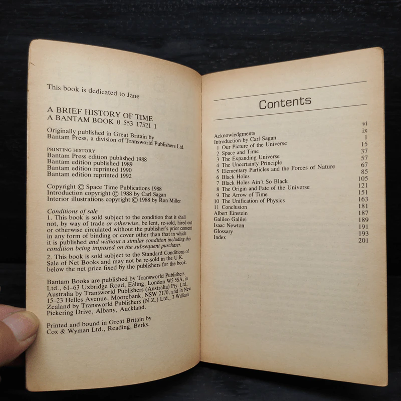 A Brief History Of Time - Stephen W. Hawking รูปที่ 5