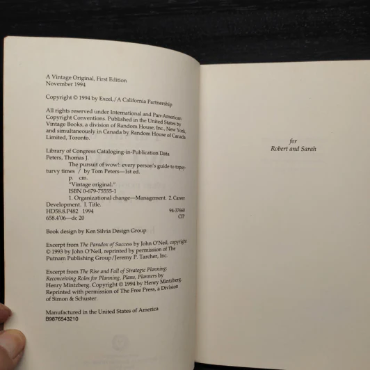 The Pursuit of Wow! - Thomas J. Peters รูปที่ 5