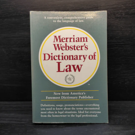 Merriam-Webster's Dictionary of Law รูปที่ 1