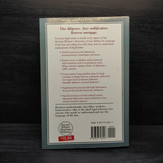 Merriam-Webster's Dictionary of Law รูปที่ 2