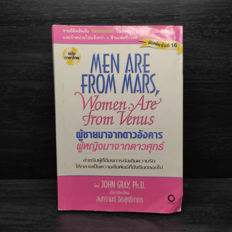 Men are from Mars, Women are from Venus ผู้ชายมาจากดาวอังคาร ผู้หญิงมาจากดาวศุกร์ รูปที่ 1