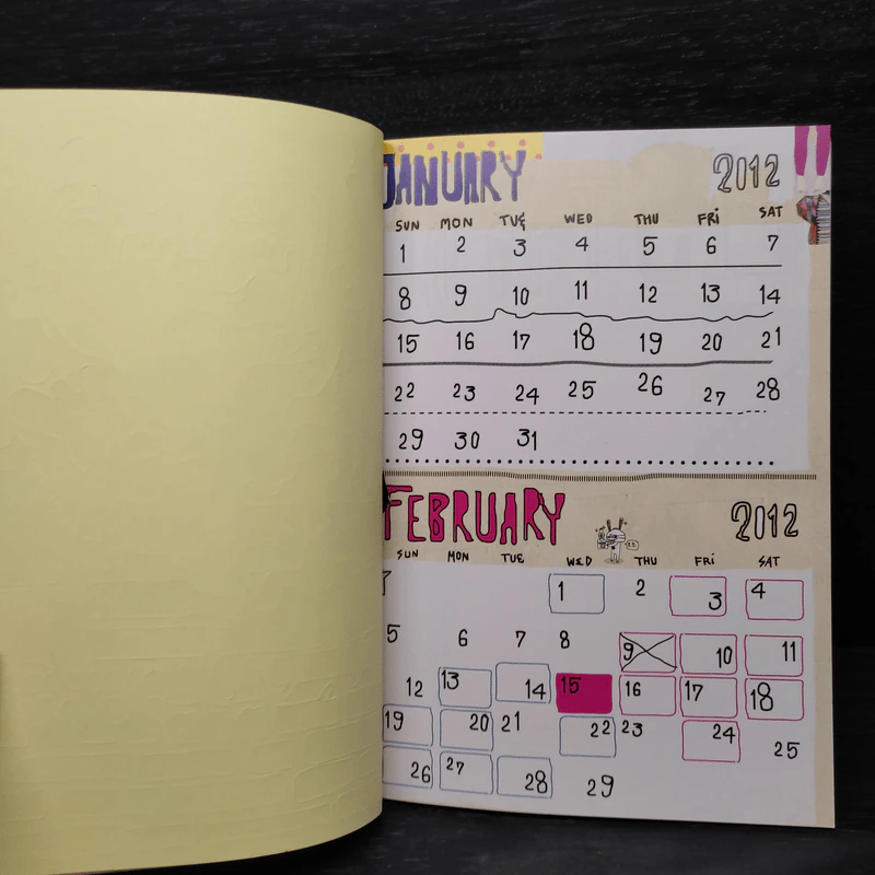 สมุดบันทึก Cheeze Planner 2012 รูปที่ 5