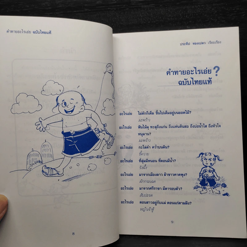 คำทายอะไรเอ่ย ฉบับไทยแท้ - ประทีป ทองเปลว รูปที่ 6