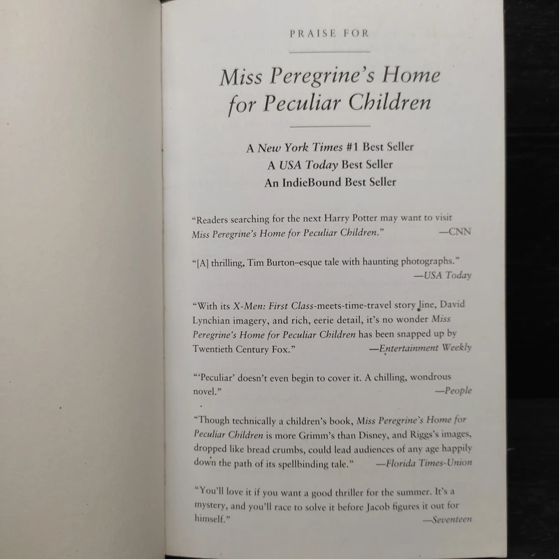 Miss Peregrine's Home for Peculiar Children - Ransom Riggs รูปที่ 5