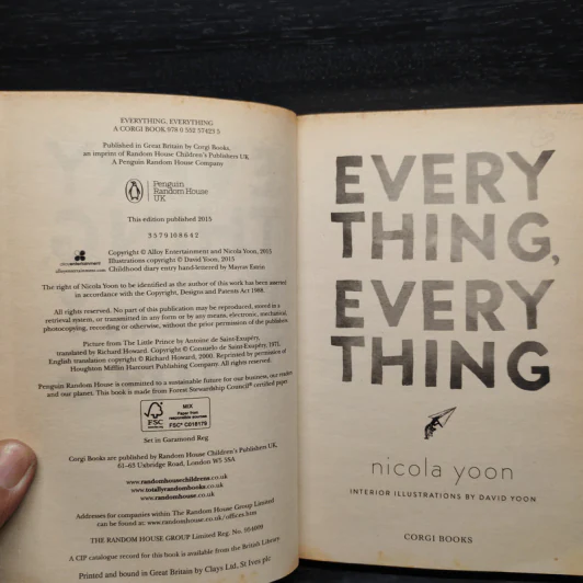 EVERYTHING EVERYTHING - Nicola Yoon รูปที่ 5