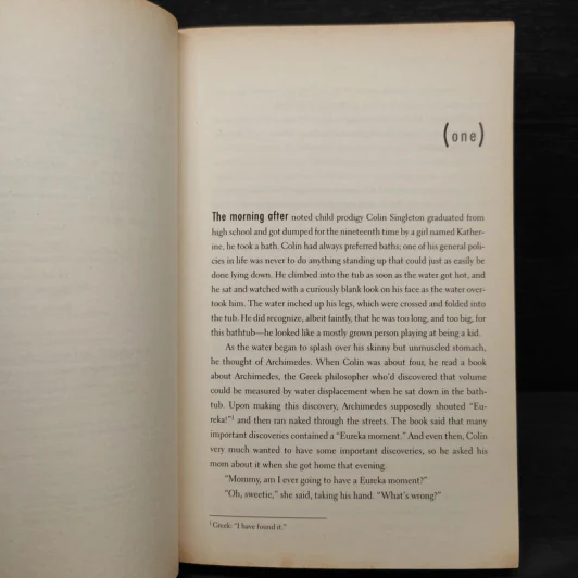 An Abundance of Katherines - John Green รูปที่ 6