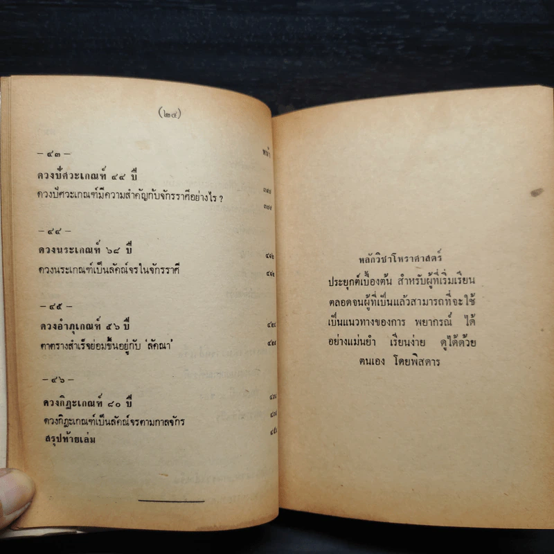 หลักวิชาโหราศาสตร์ไทย - ญาณโชติ รูปที่ 19