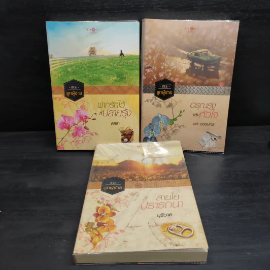 Box Set ซีรีส์ลูกผู้ชาย 3 เล่ม ฝากรักไว้ที่ปลายรุ้ง + สายใยปรารถนา + อรุณรุ่งแห่งหัวใจ รูปที่ 4