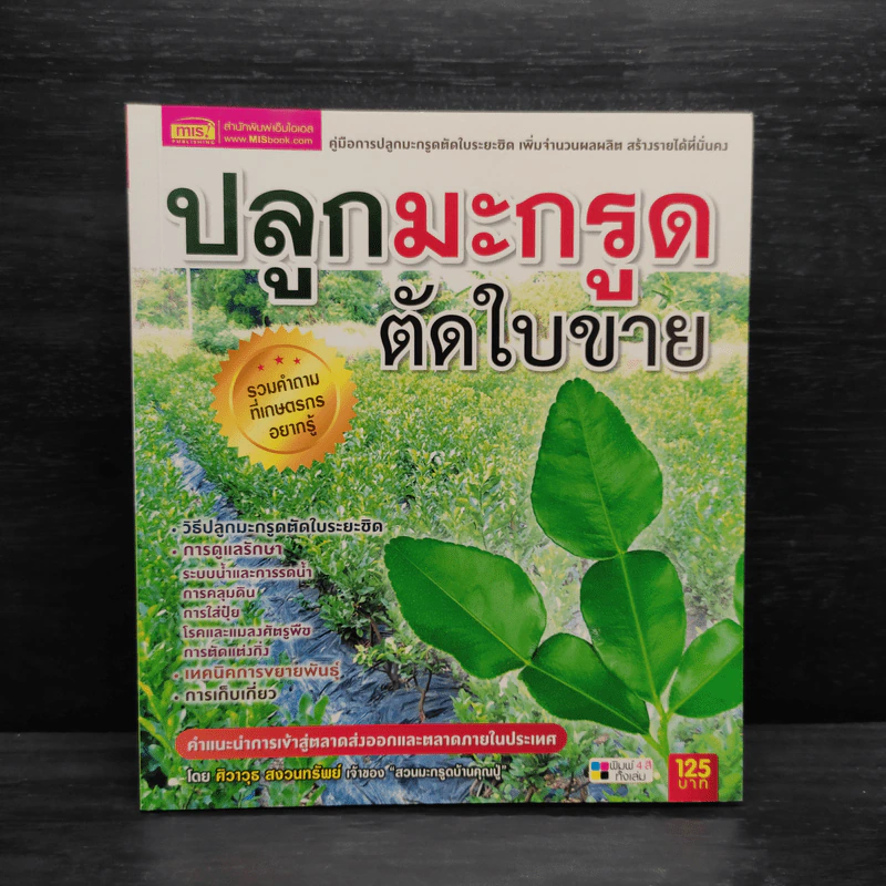 ปลูกมะกรูดตัดใบขาย - ศิวาวุธ สงวนทรัพย์ รูปที่ 1