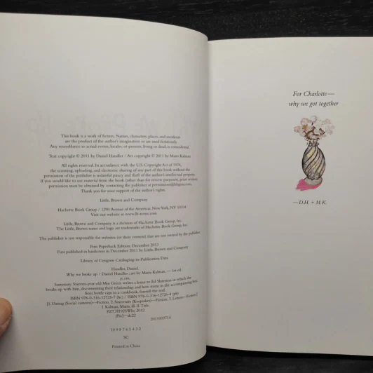 Why We Broke Up - Daniel Handler รูปที่ 5