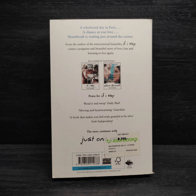 Just One Day - Gayle Forman รูปที่ 2