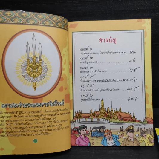 การ์ตูนเทิดไท้องค์ราชันย์ รัชกาลที่ 9 เล่ม 1-2 รูปที่ 6