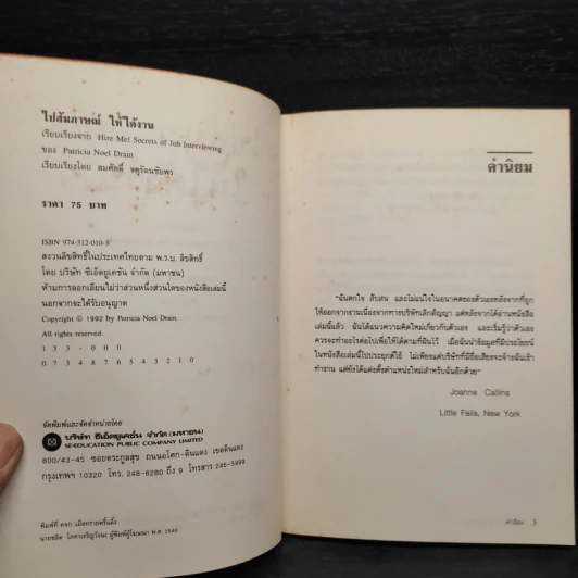 ไปสัมภาษณ์ให้ได้งาน - Patricia Noel Drain รูปที่ 5