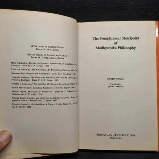 The Foundational Standpoint of Madhyamika Philosophy - Gadjin Nagao รูปที่ 5