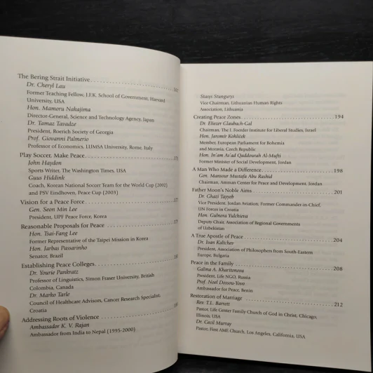 Peace King: Essays on the Life and Work of Rev. Dr. Sun Myung Moon รูปที่ 9