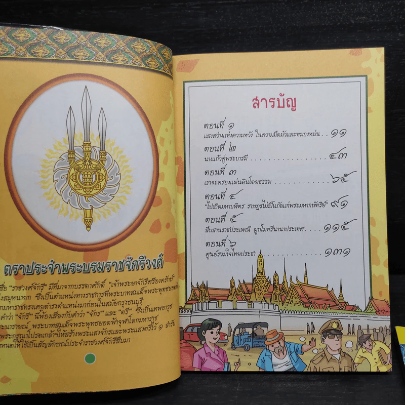 การ์ตูนเทิดไท้องค์ราชันย์ รัชกาลที่ 9 เล่ม 1-2 รูปที่ 6
