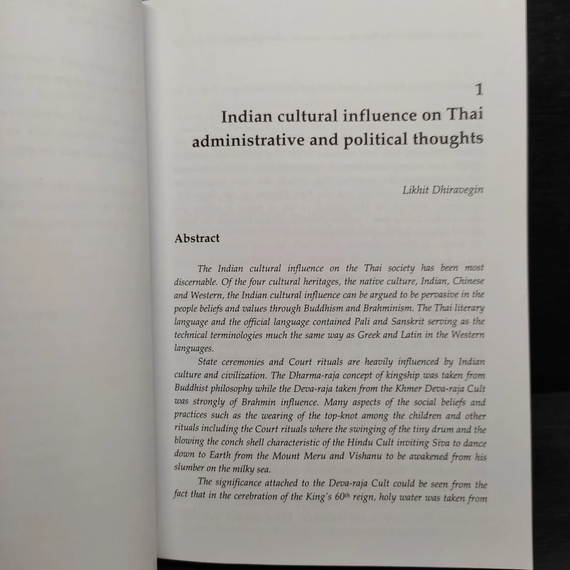 REFLECTIONS ON INDO-THAI HISTORICAL AND CONTEMPORARY CULTURAL RELATIONS รูปที่ 7