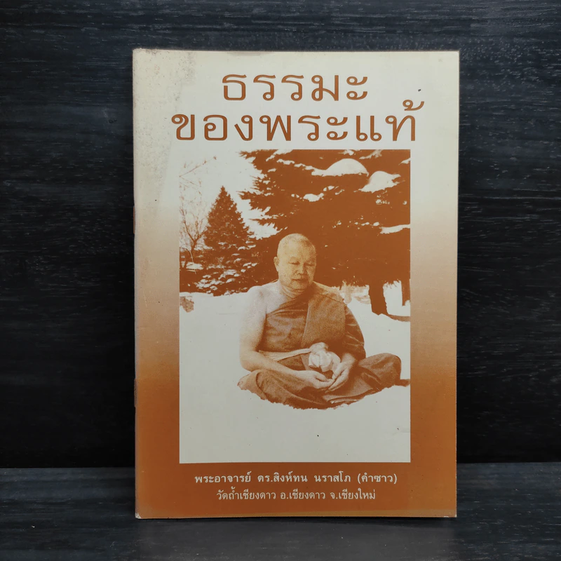 ธรรมะของพระแท้ - พระอาจารย์ ดร.สิงห์ทน นราสโภ (คำซาว) รูปที่ 1