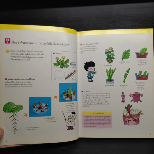 หนังสือชุดความรู้เบื้องต้นสำหรับเด็ก การทดลองอย่างง่าย รูปที่ 6