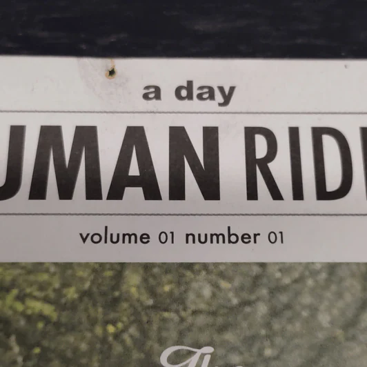 a day Human Ride Volume 01 Number 01 รูปที่ 5