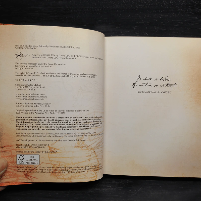The Secret - Rhonda Byrne รูปที่ 5