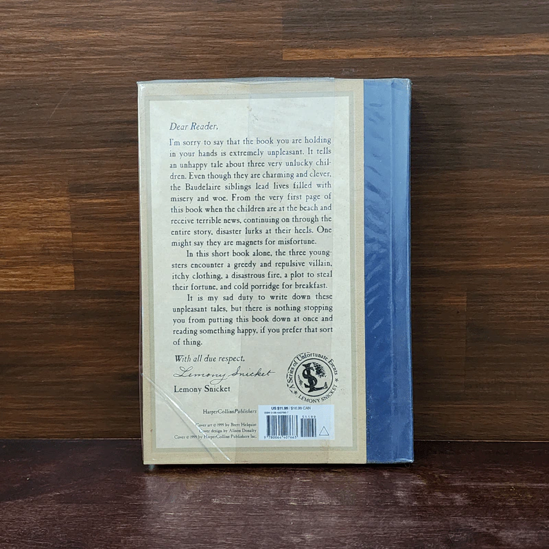 A Series of Unfortunate Events #1 The Bad Beginning - Lemony Snicket รูปที่ 6