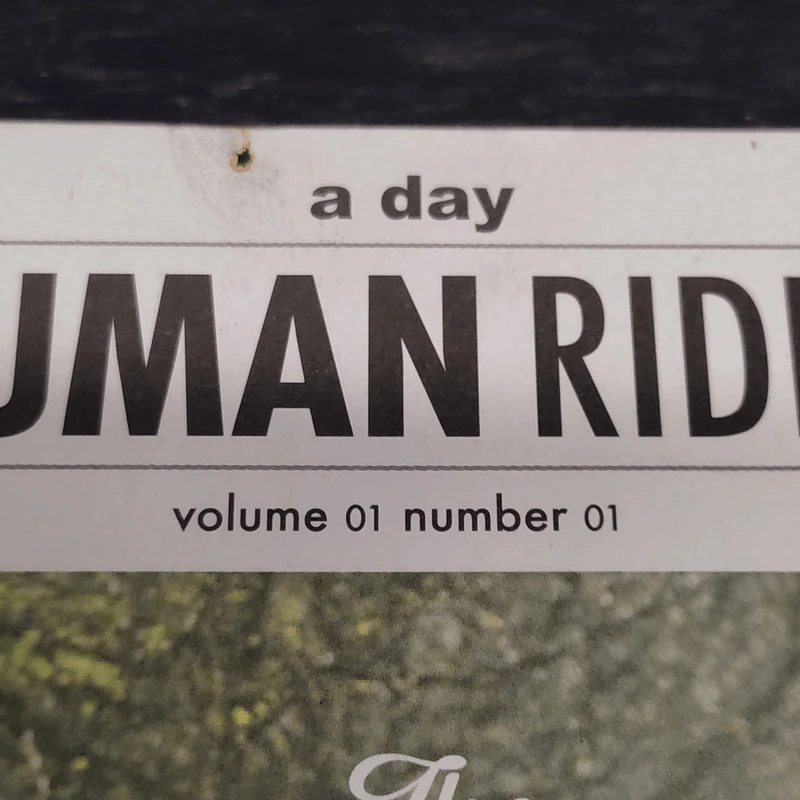 a day Human Ride Volume 01 Number 01 รูปที่ 5