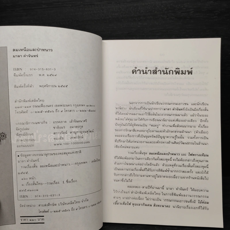 ลมเหนือและป่าหนาว - มาลา คำจันทร์ รูปที่ 5