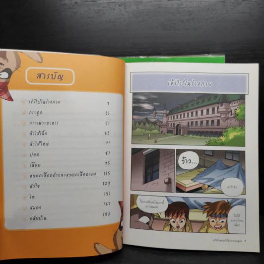 แก๊งซ่าผจญภัยในร่างกายมนุษย์ เล่ม 1-2 รูปที่ 6
