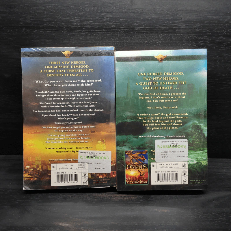 The Heroes of Olympus The Lost Hero + The Son of Neptune - Rick Riordan รูปที่ 2