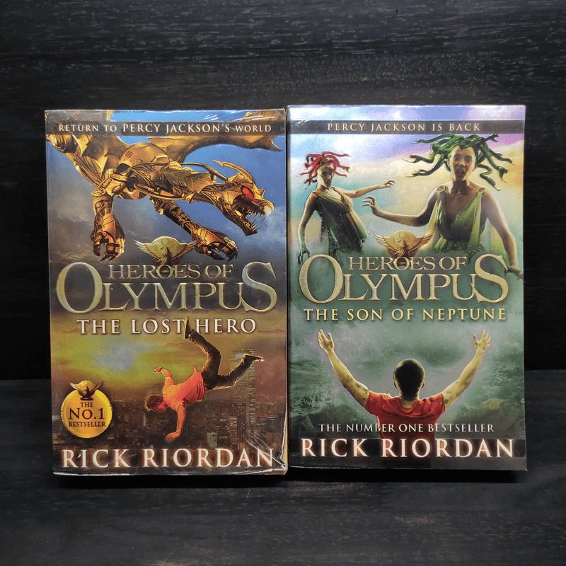 The Heroes of Olympus The Lost Hero + The Son of Neptune - Rick Riordan รูปที่ 1